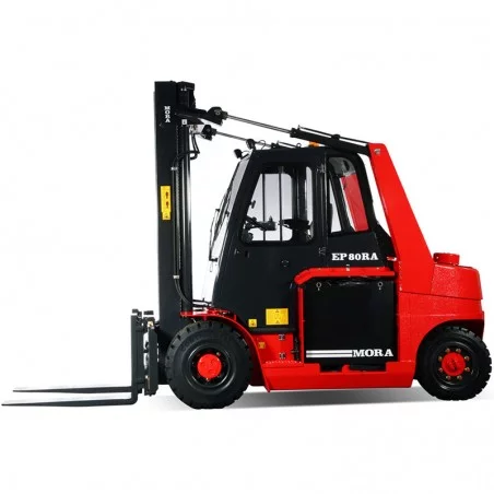 NEUWERTH Logistics SA - Mora - EP 70/80/100 RA - 4-wheels electric forklift truck NEUWERTH Logistics SA - Mora - EP 70/80/100 RA - 4-wheels electric forklift truck