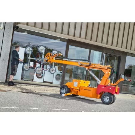 NEUWERTH Logistics SA - Smartlift - SL 1009 OUTDOOR - Robot à ventouses pour la pose de vitrage