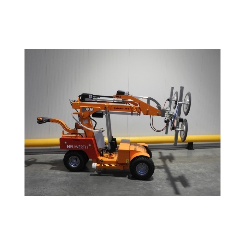 NEUWERTH Logistics SA - Smartlift - SL 608 OUTDOOR HIGH LIFTER E - Robot de pose de verre à ventouses