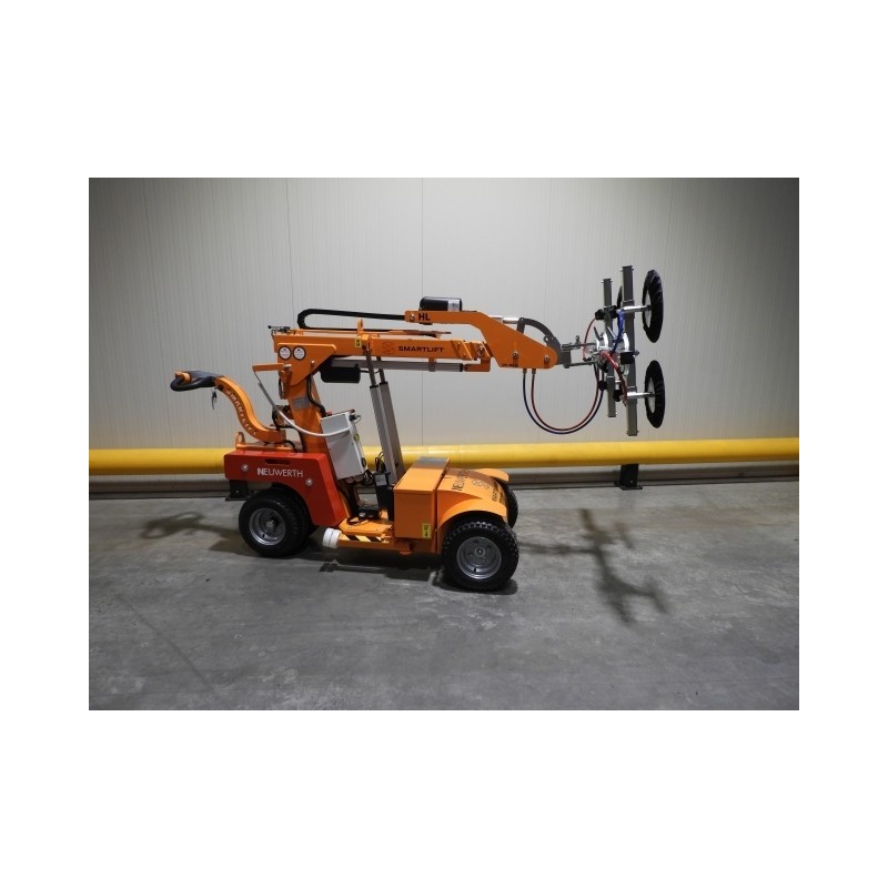 NEUWERTH Logistics SA - Smartlift - SL 408 OUTDOOR HIGH LIFTER E - Robot de pose de verre à ventouses