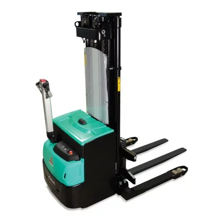 NEUWERTH Logistics SA - Mitsubishi Forklift Trucks - AXiA ES - SBP16N2S - Gerbeur NEUWERTH Logistics SA - Mitsubishi Forklift Trucks - AXiA ES - SBP16N2S - Gerbeur