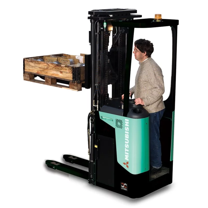 NEUWERTH Logistics SA - Mitsubishi Forklift Trucks - SBR16N (initial) - Pallet stacker NEUWERTH Logistics SA - Mitsubishi Forklift Trucks - SBR16N (initial) - Pallet stacker