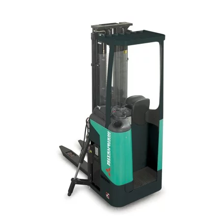 NEUWERTH Logistics SA - Mitsubishi Forklift Trucks - SBR16N (initial) - Pallet stacker NEUWERTH Logistics SA - Mitsubishi Forklift Trucks - SBR16N (initial) - Pallet stacker