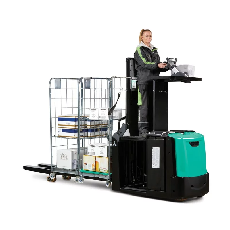 NEUWERTH Logistics SA - Mitsubishi Forklift Trucks - VELiA ES - OPB20-25N2P - Kommissionierer NEUWERTH Logistics SA - Mitsubishi Forklift Trucks - VELiA ES - OPB20-25N2P - Kommissionierer