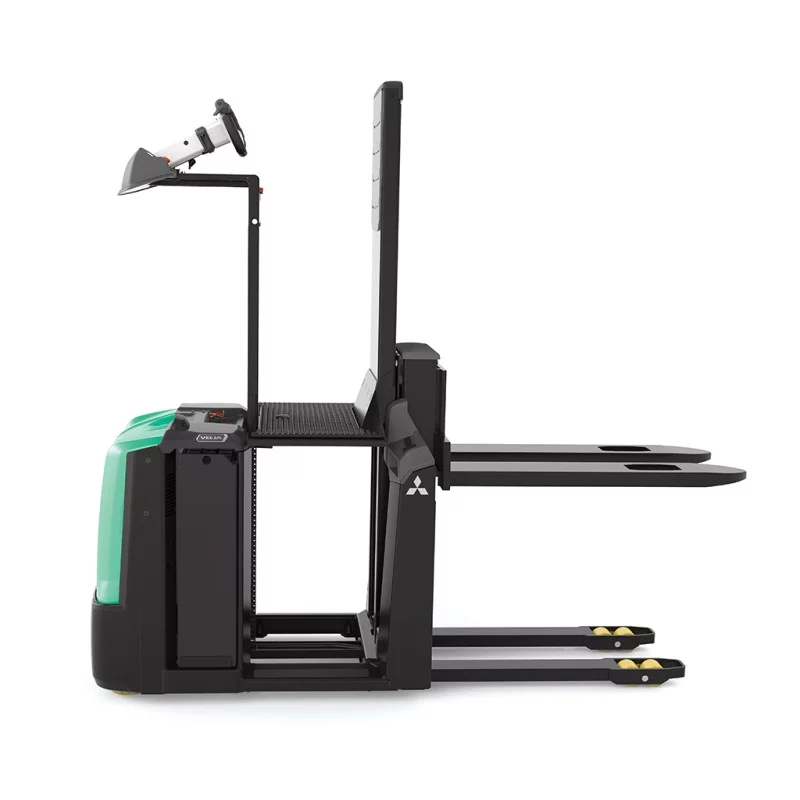 NEUWERTH Logistics SA - Mitsubishi Forklift Trucks - VELiA ES - OPB12N2F/FP - Kommissionierer NEUWERTH Logistics SA - Mitsubishi Forklift Trucks - VELiA ES - OPB12N2F/FP - Kommissionierer