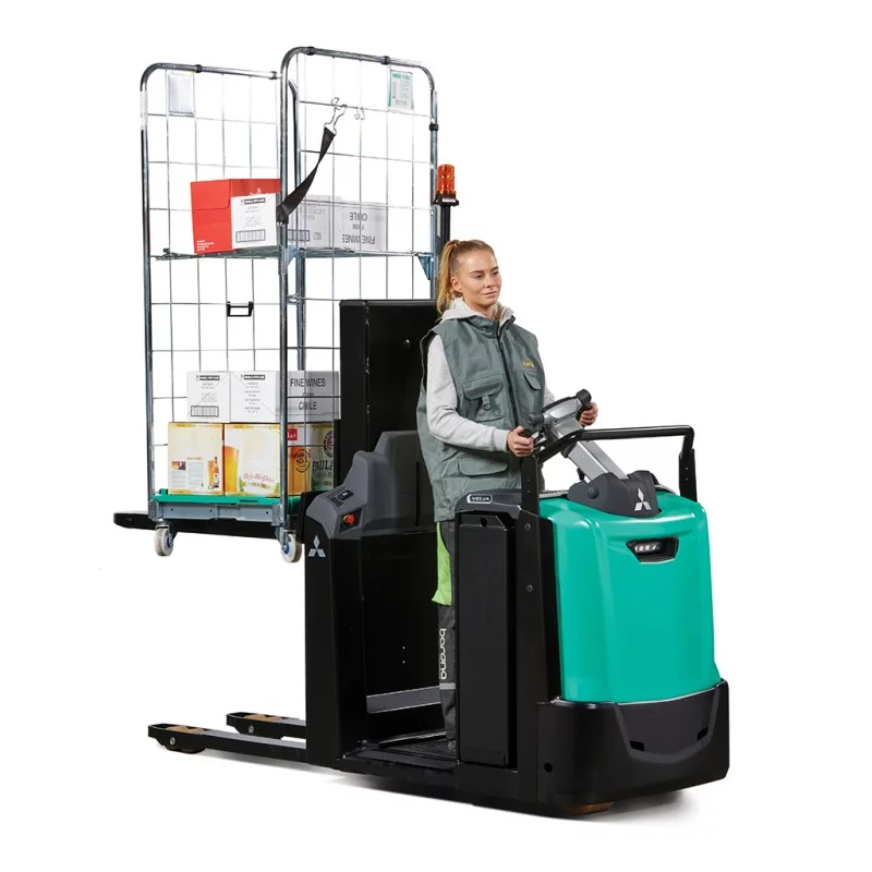 NEUWERTH Logistics SA - Mitsubishi Forklift Trucks - VELiA ES - OPB12N2F/FP - Kommissionierer NEUWERTH Logistics SA - Mitsubishi Forklift Trucks - VELiA ES - OPB12N2F/FP - Kommissionierer