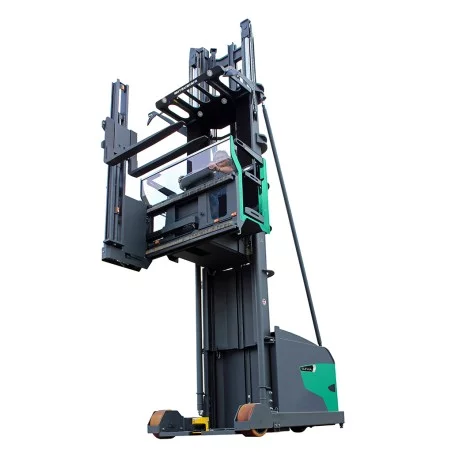 NEUWERTH Logistics SA - Mitsubishi Forklift Trucks - ELViA VNT11-20 - Schmalgangstapler NEUWERTH Logistics SA - Mitsubishi Forklift Trucks - ELViA VNT11-20 - Schmalgangstapler