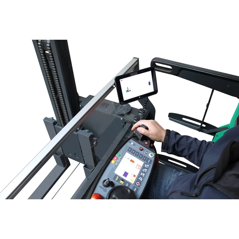 NEUWERTH Logistics SA - Mitsubishi Forklift Trucks - ELViA VNT11-20 - Schmalgangstapler NEUWERTH Logistics SA - Mitsubishi Forklift Trucks - ELViA VNT11-20 - Schmalgangstapler